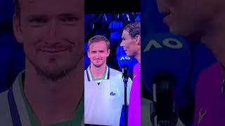 Rafael Nadal vs Daniil Medvedev Australian Open 2022 SHORTS [upl. by Ayotak76]