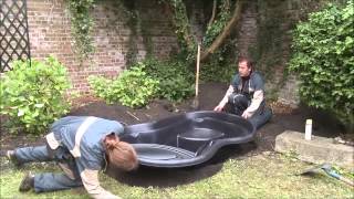 Installer un bassin de jardin préformé [upl. by Ailehpo]