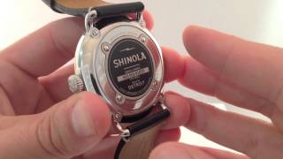 Shinola The Runwell 47mm Watch Review and Video Review [upl. by Essilevi]