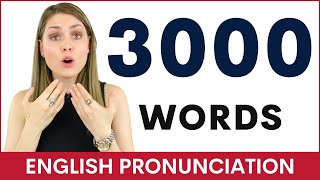 3000 WORDS  Practise British English Pronunciation of Common Vocabulary [upl. by Elleirb]