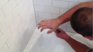 Quick Tub Grout Repair [upl. by Darrej569]