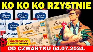 𝐁𝐈𝐄𝐃𝐑𝐎𝐍𝐊𝐀 🐞 Oferta Promocyjna od Rana w Czwartek 04072024  Co się teraz opłaca [upl. by Ahseal]