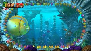 Donkey Kong Country Tropical Freeze  100 Walkthrough  4Boss Fugu FaceOff [upl. by Ahidam174]