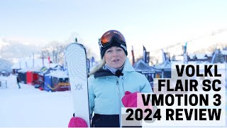 Volkl Flair SC VMotion 3  2024 Ski Test Review [upl. by Ylak773]