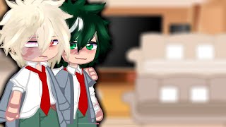 MHA REACTS TO BAKUDEKUMHABNHABakudeku🧡💚ANGSTSECRET RELATIONSHIP AUGCRVread desc [upl. by Chilson]