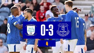 PRESTON 03 EVERTON  Preseason highlights [upl. by Ahsinirt534]