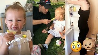 Gaz Beadle with child  Snapchat Videos  August 25 2017 [upl. by Gasser124]