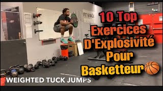 10 TOP EXERCICES D’EXPLOSIVITÉ POUR BASKETTEUR  DEVIENS UN ANIMAL SUR LE TERRAIN [upl. by Westney]