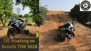 Crazy Off road on 2022 Benelli TRK 502 X  KTM 390 ADV  Hero Xpulse  Motoranch Dirt Track Day V54 [upl. by Samara]