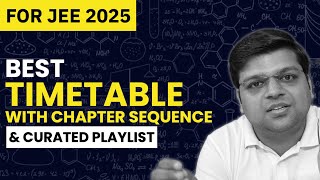 Best Timetable for Droppers amp 12th  JEE 2025  Chemistry  Chaitanya Sir  DexterChem [upl. by Dlorad]