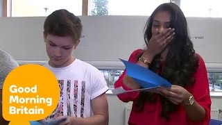 Students Open Their A Level Results Live On TV  Good Morning Britain [upl. by Cadmar]