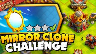 Easily 3 Star Mirror Clone Technique Challenge Clash of Clans [upl. by Einnal560]