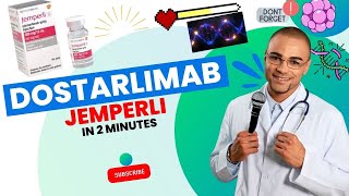 Dostarlimab  Jemperli  All You Need to Know in 2 Minutes [upl. by Alarise]