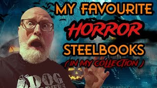 MY FAVOURITE HORROR MOVIE STEELBOOKS in my collection [upl. by Attelrak417]