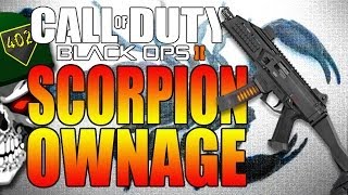 Black Ops 2 BEST CLASS SETUP  quotSKORPION EVOquot Low Streaks TDM  Call of Duty BO2 Gameplay [upl. by Rausch328]