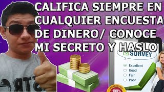 EL MEJOR PERFIL IDEAL DE ENCUESTAS PARA GANAR DINERO Por Internet  Cómo Calificar En Encuestas [upl. by Coretta]