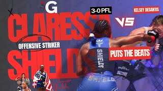 Claressa Shields vs Kelsy DeSaints Full Fight Breakdown Highlights PFL claressashields mma ufc [upl. by Sussi]