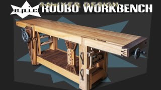 EPIC Roubo Woodworking Workbench Build 13 [upl. by Cirala]