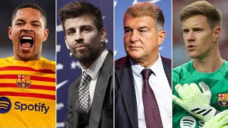 Barcelona News RoundUp ft Laporta Pique Roque Ter Stegen amp Barça vs Mallorca [upl. by Lombardy]