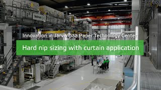 Innovation in Järvenpää Paper Technology Center Hard nip sizing with curtain application [upl. by Stevenson]