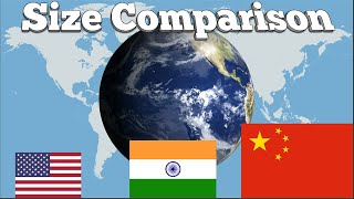 Population Size Comparison By Countries  World Population Map [upl. by Nesahc]