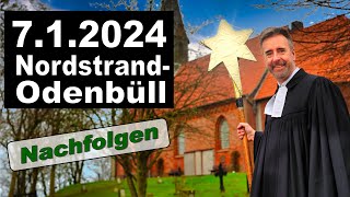 Evangelischer Gottesdienst NordstrandOdenbüll 7124 [upl. by Adnahsal]