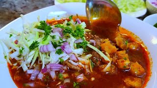 How to make Slow Cooker POZOLE ROJO easy [upl. by Arbma]