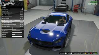 GTA 5 Vehicle Customization  Benefactor Schlagen GT Mercedes AMG GT GTA V Online [upl. by Rivera30]