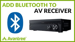 How to Add Bluetooth to Stereo Receiver  AV Receiver [upl. by Aeli661]