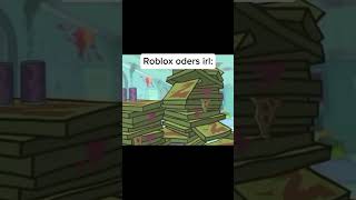 Roblox oders irl roblox gaming trending fyp [upl. by Kurtzman]