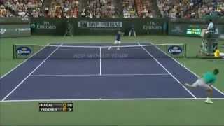 Nadal vs Federer HD Indian Wells 2013 Highlights [upl. by Anar]