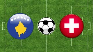 Kosovo vs Switzerland 22 Highlights Goals  EURO 2024 Qualifications [upl. by Elinet]