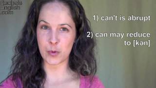 How to Pronounce Can vs Cant  American English Accent [upl. by Emilia]