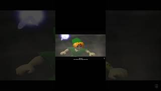 Young Link falls into the water because of Princess Ruto Scene  Ocarina of Time MQ Nintendo 64 [upl. by Sherrie]