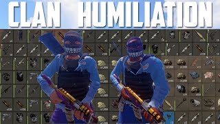 RUST  CLAN HUMILIATION Raiding amp PvP Highlights  EASY LOOT [upl. by Owena594]