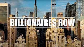 Drone Billionaires Row NYC [upl. by Frasco352]