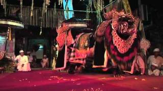 Balinese Boar Barong Dance Performance [upl. by Hnahc730]