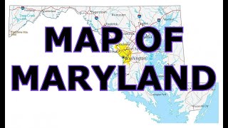 MAP OF MARYLAND [upl. by Alleira]