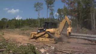 Cat® 527 Track Skidder [upl. by Eeralav]