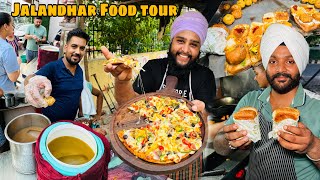 Bigg Boss Vada Pao King  Branded Pizza  Best Street Food In Punjab  Jalandhar Food Tour [upl. by Lerud]