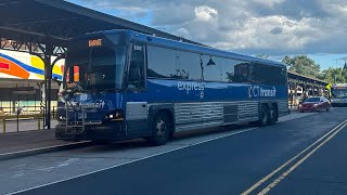 CTtransit 2019 Motor Coach Industries D4500CT 8202 Ride on route 950 Express [upl. by Adnorhs183]