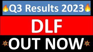 DLF q3 results 2023  DLF q3 results  DLF Share News  DLF Share latest news today [upl. by Sisxela]