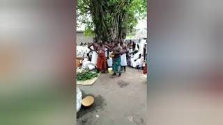 Ancient and pure form of pouring libation among the native Eʋes of Ghana in West Africa [upl. by Sutit]