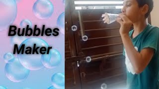 How To Make A Bubble Machine Out Of Carboard With Waste Bottle [upl. by Cathleen230]