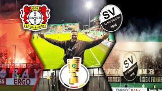 SV Sandhausen VS Bayer Leverkusen  Was für eine Schlacht 😱  Pyro Show 🔥 [upl. by Stetson]