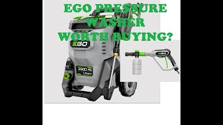 EGO PRESSURE WASHER 3200 PSI  Should you buy low GPM HPW32042 [upl. by Milburn291]