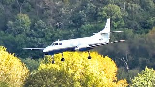 Bemidji Aviation Services Fairchild SA227AC Metro III N611BA Windy Landing  Minneapolis [upl. by Ecirpac]