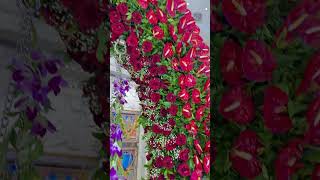 Fresh Flower Hindola Darshan at Vadodara youtubeshorts shortsvideo [upl. by Haneekas]