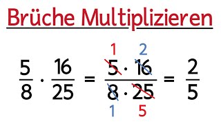 Brüche multiplizieren und kürzen  Bruchrechnung [upl. by Emanuela]