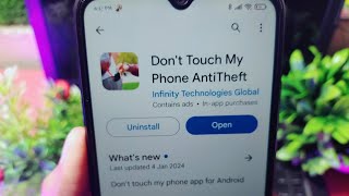 dont touch my phone antitheft app kaise use kare  how to use dont touch my phone antitheft app [upl. by Cinderella]